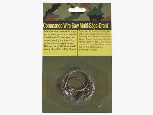 MIL-TEC DRAHTSÄGE MIT RINGEN