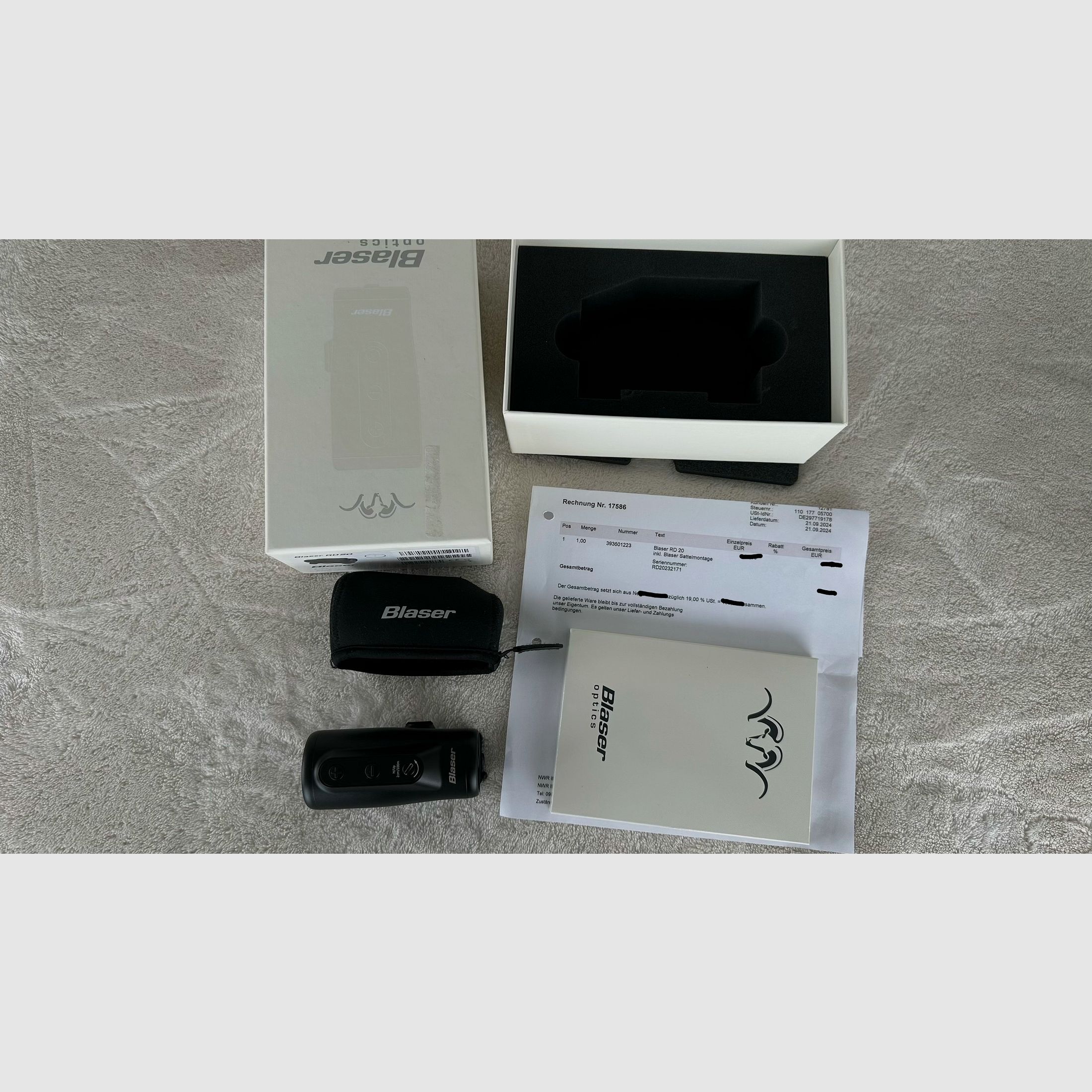 Blaser RD20 2 MOA - Point rouge - Red Dot - acheté 09/2024 - COMME NEUF !