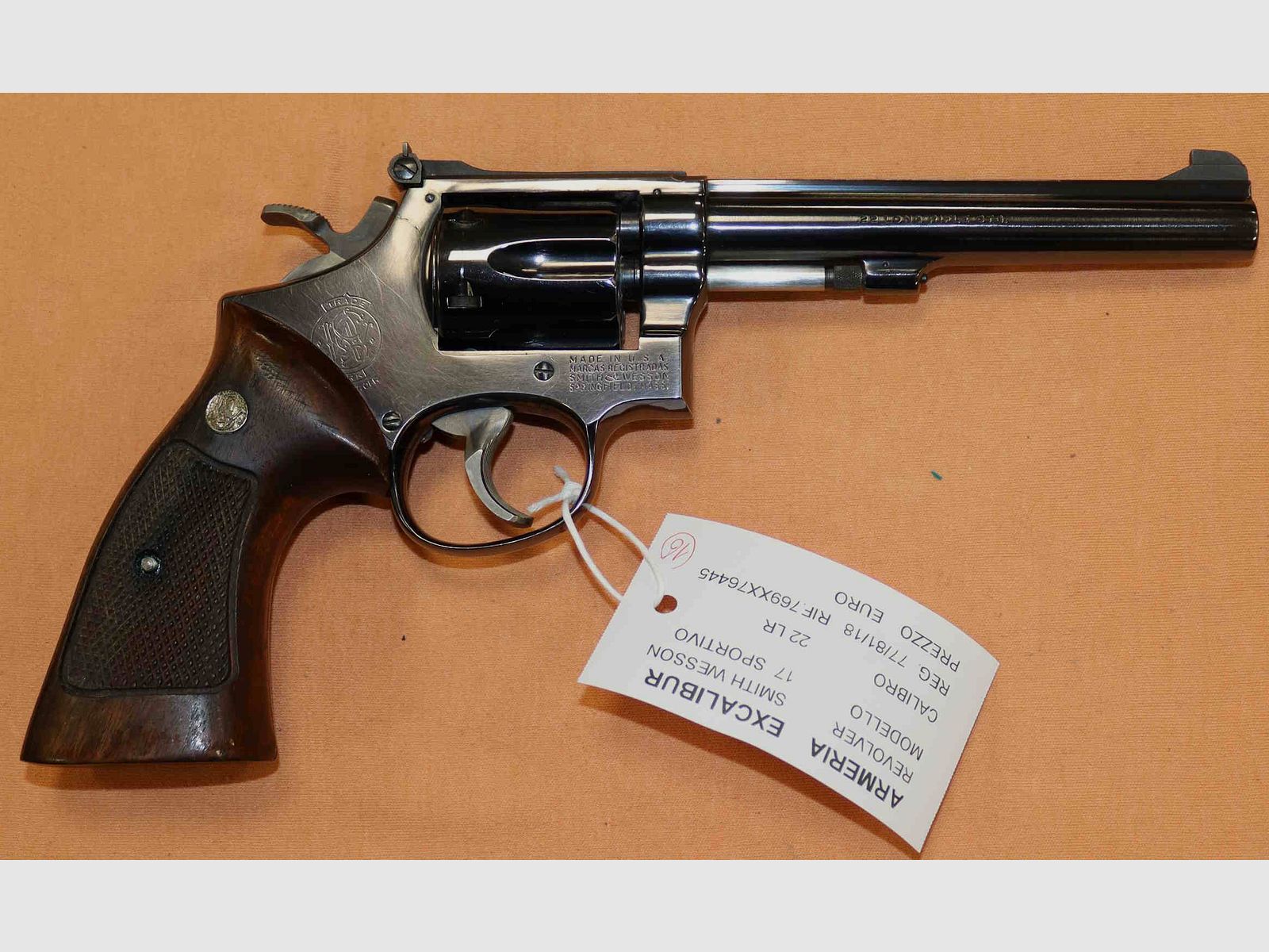 Smith & Wesson Model K17 .22LR Sport Revolver, image 4 of 8