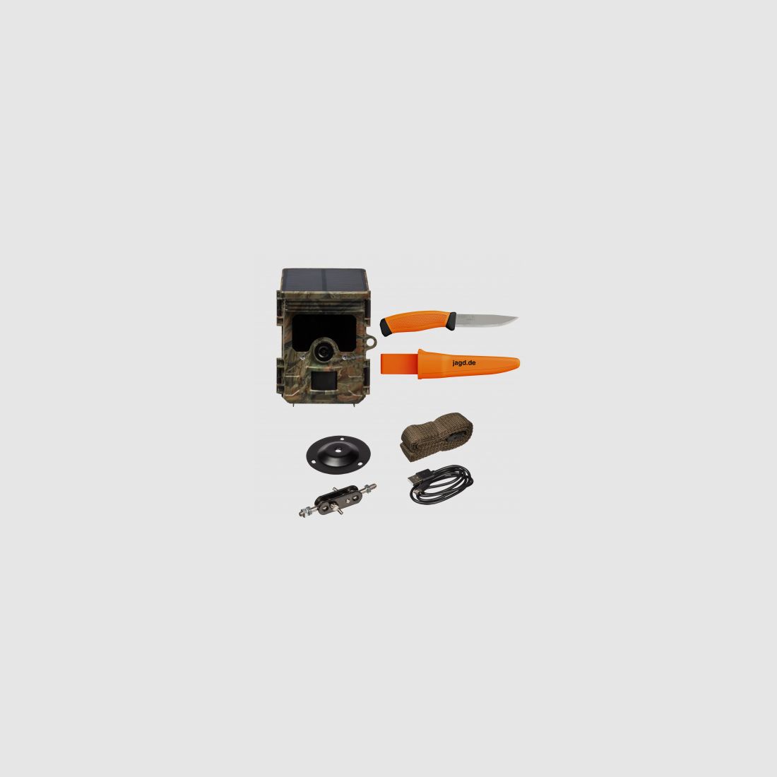 Bearstep Als Set 2x Wildkamera Solar HD46 WIFI + 1x Messer Morakniv |