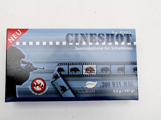 RWS Cineshot .300 Win Mag mit 9,5g / 147gr. 20er Pack