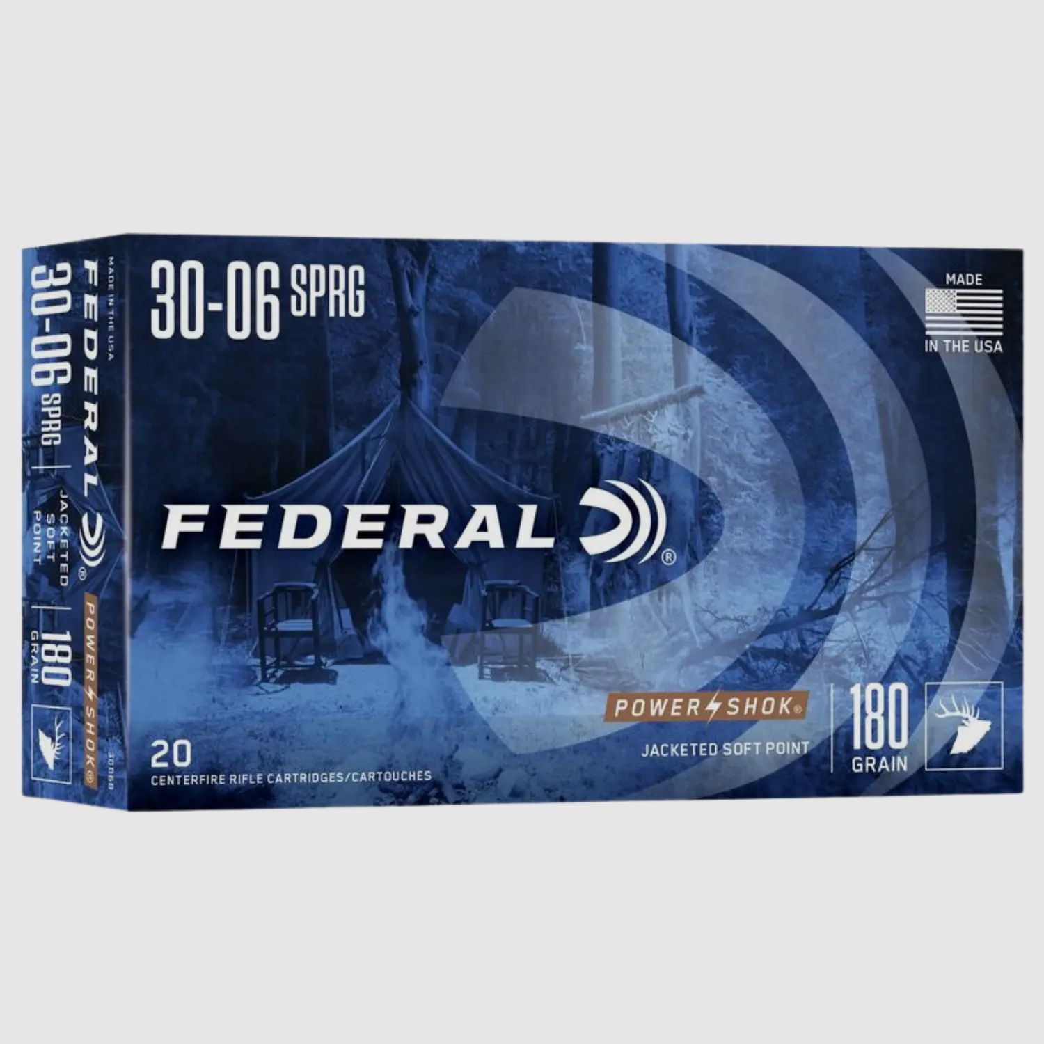 Federal TLM Power Shok .30-06Spr 180gr 20 Schuss