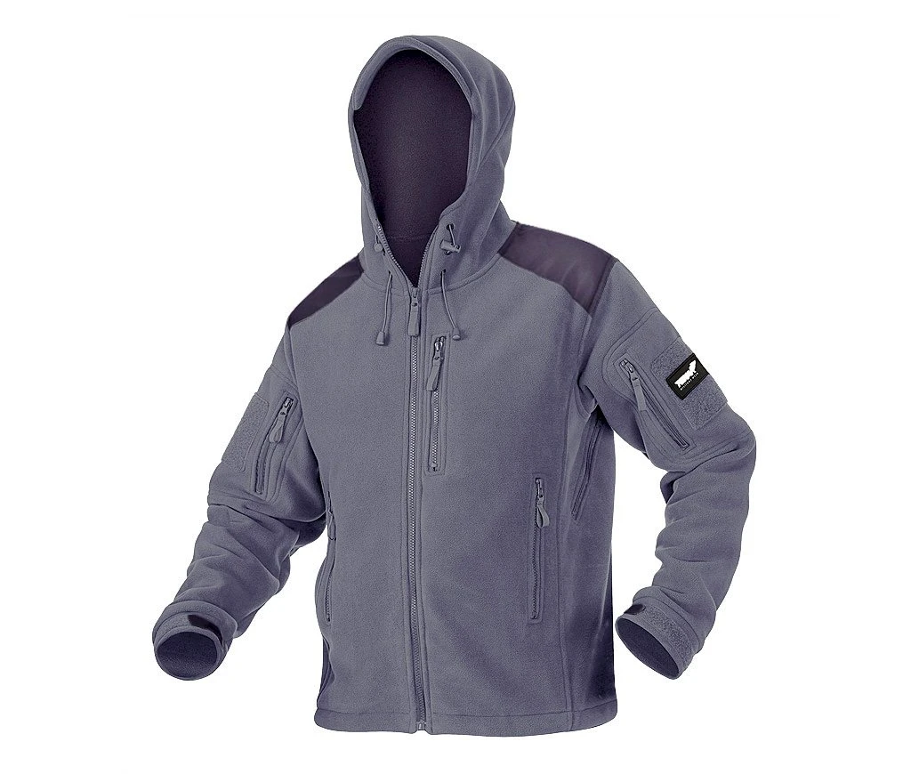 Texar Husky giacca in pile militare grigia