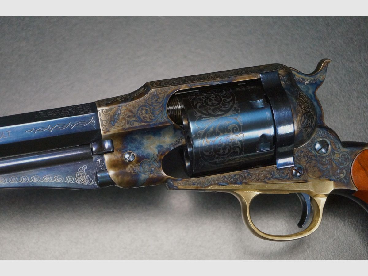 Uberti 1858 New Army Improved Gravé .45 Colt, image 7 sur 12