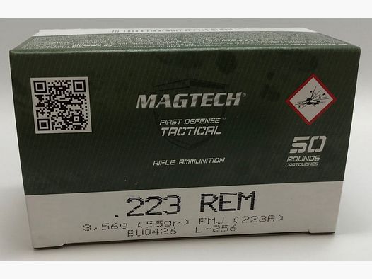 Magtech .223 rem 55gr FMJ