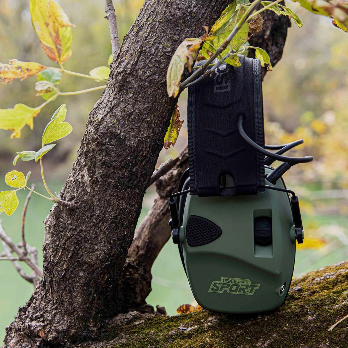 ISOTUNES Sport Defy Slim Protección Auditiva Básica / Verde