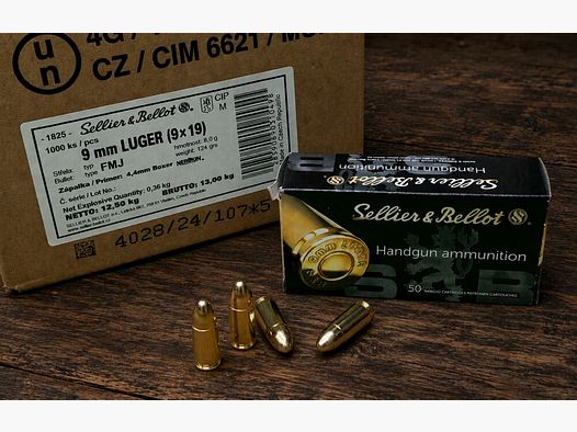 S&B Sellier & Bellot 124grs FMJ