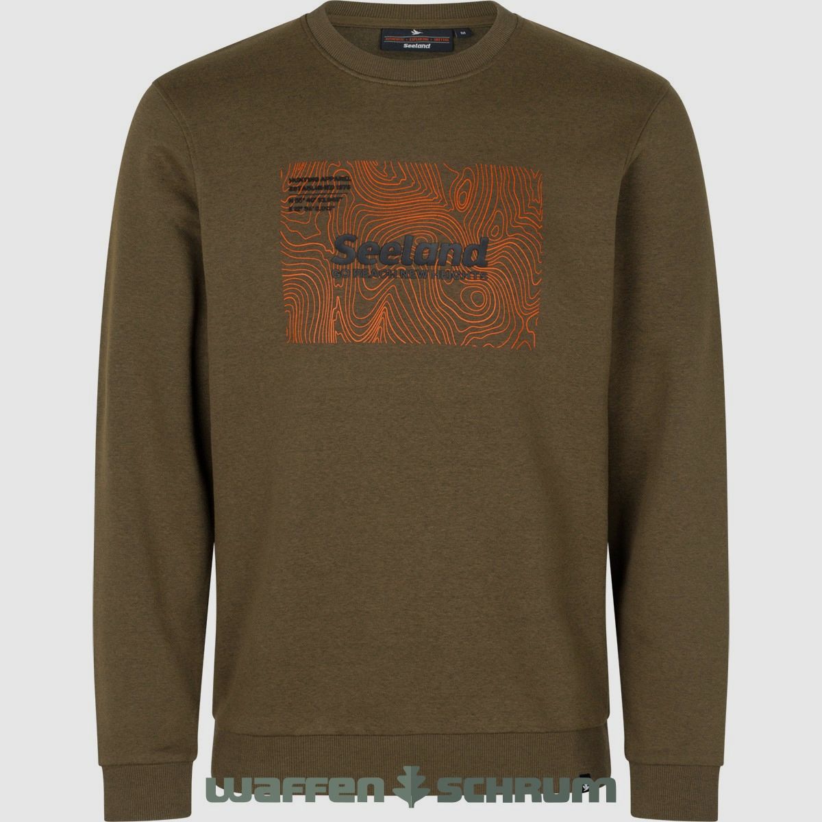 Seeland Sweatshirt Pulse Dark Olive Melange