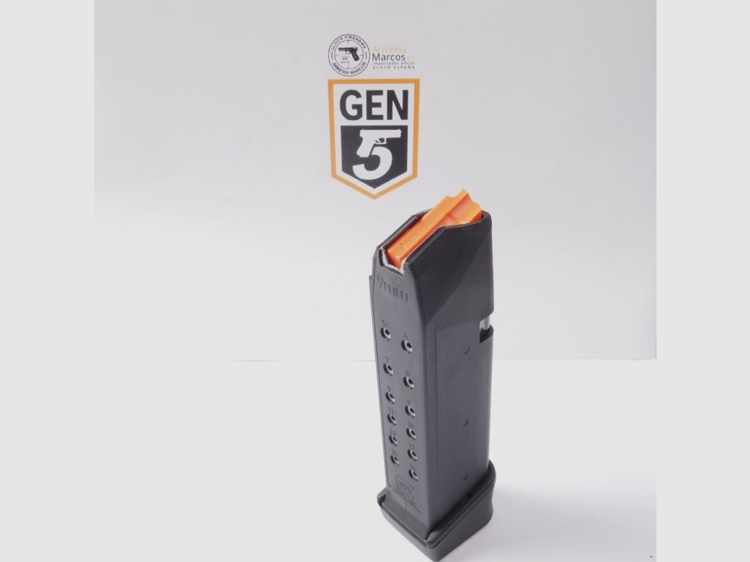 Magazin Glock 17+2 c/9x19 orange Aufsatz, Bild 2 von 3