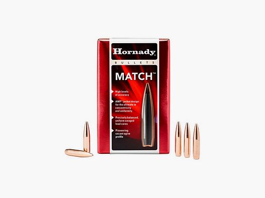HORNADY OGIVES MATCH .22 - 75GR BTHP