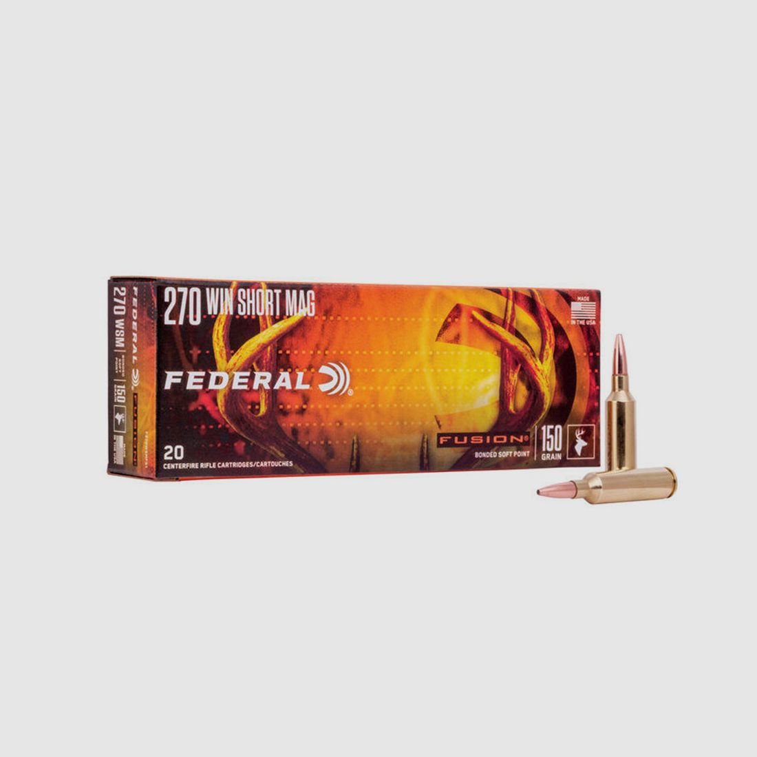 Munition métallique FEDERAL Fusion - projectiles SP en plomb, image 11 sur 13