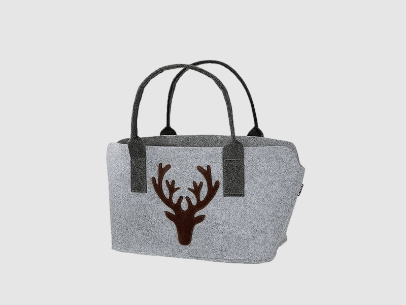 Bolsa de fieltro Gilde ciervo