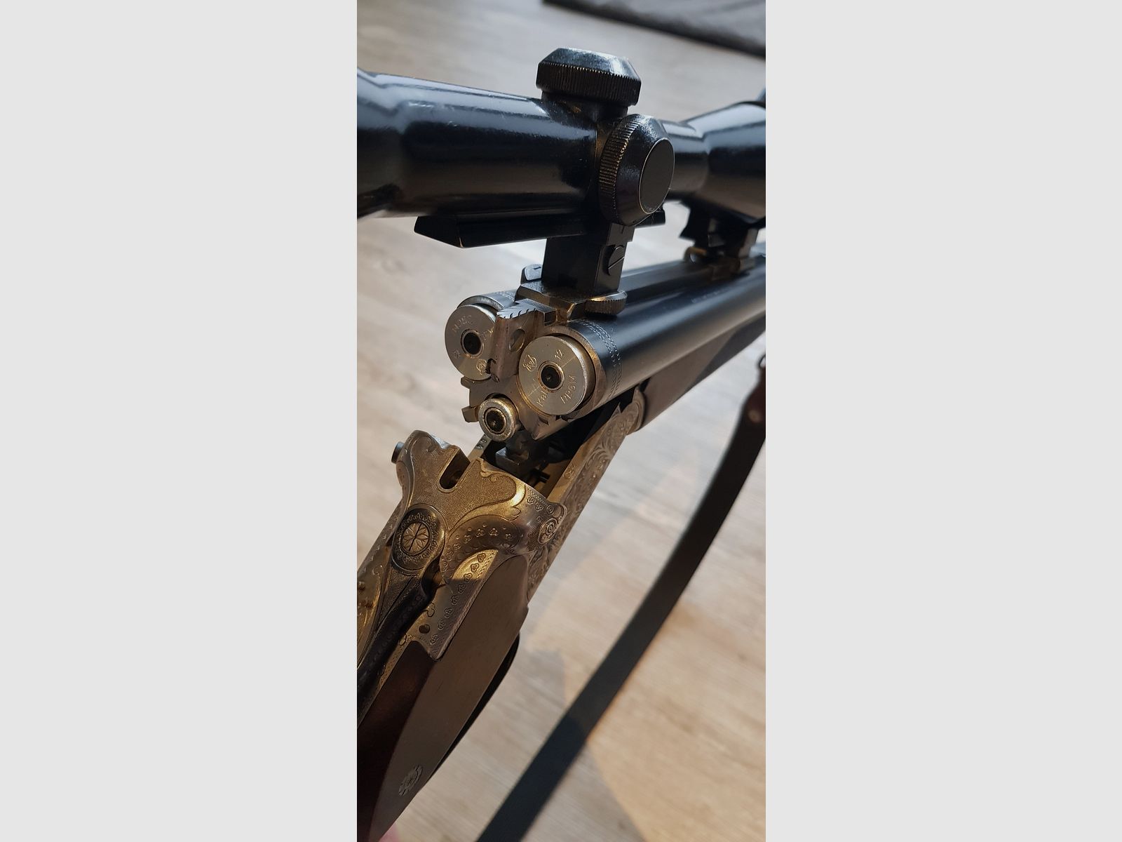 Drilling Gebr. Merkel Suhl 7x57R 12/70, Zeiss 6x42