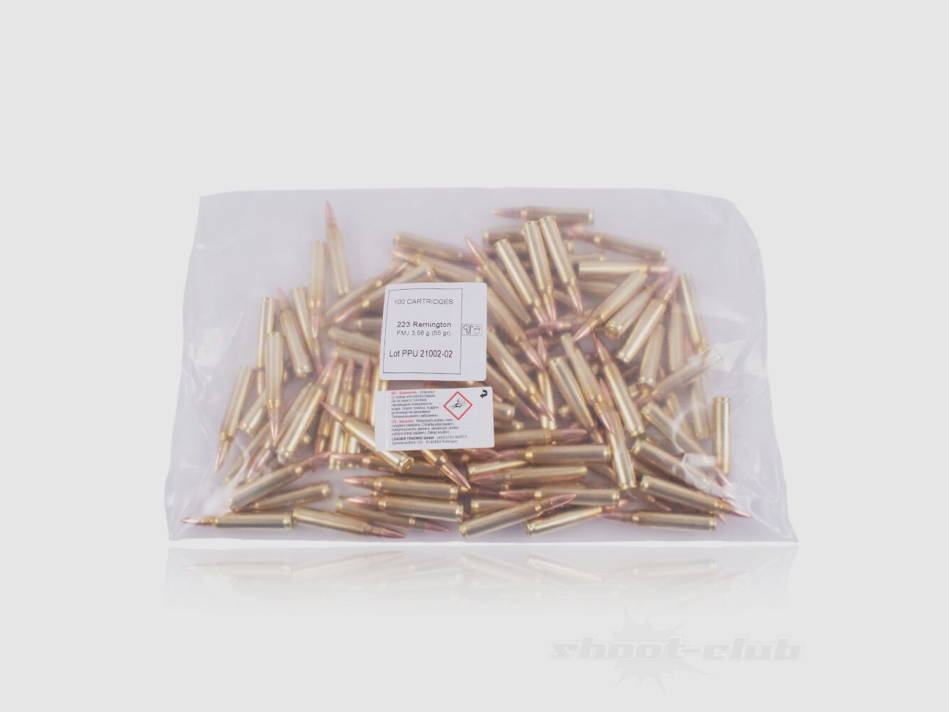 PPU - Prvi Partizan	 FMJ BT 3,56g / 55 grs .223Rem 100er BULK
