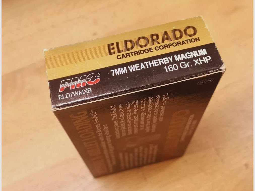 PMC, South Africa rifle cartridges 7mm Wby. Magnum