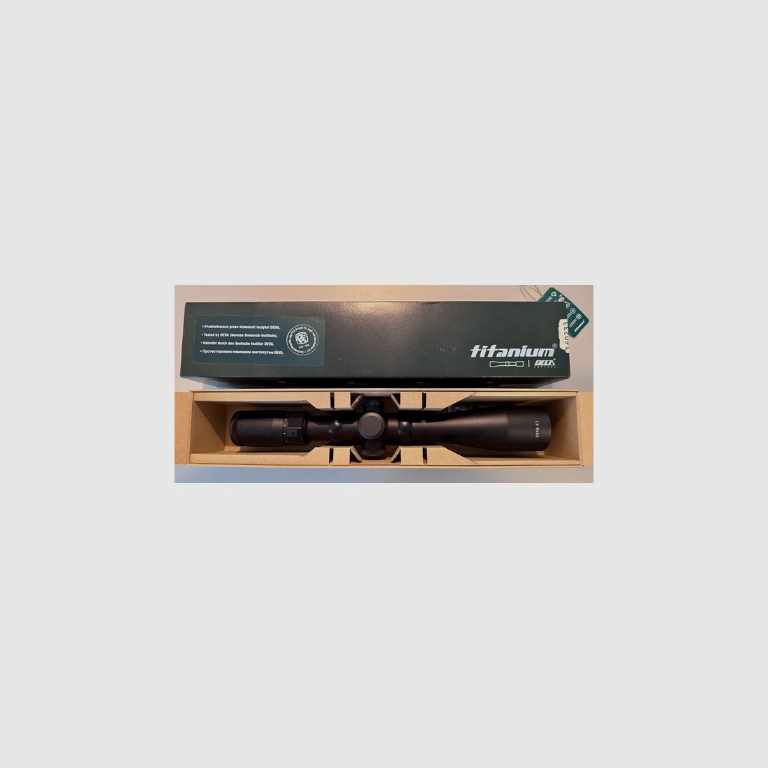 Zielfernrohr Delta Titanium 1,5-9 x45 mit Dentler-Montage