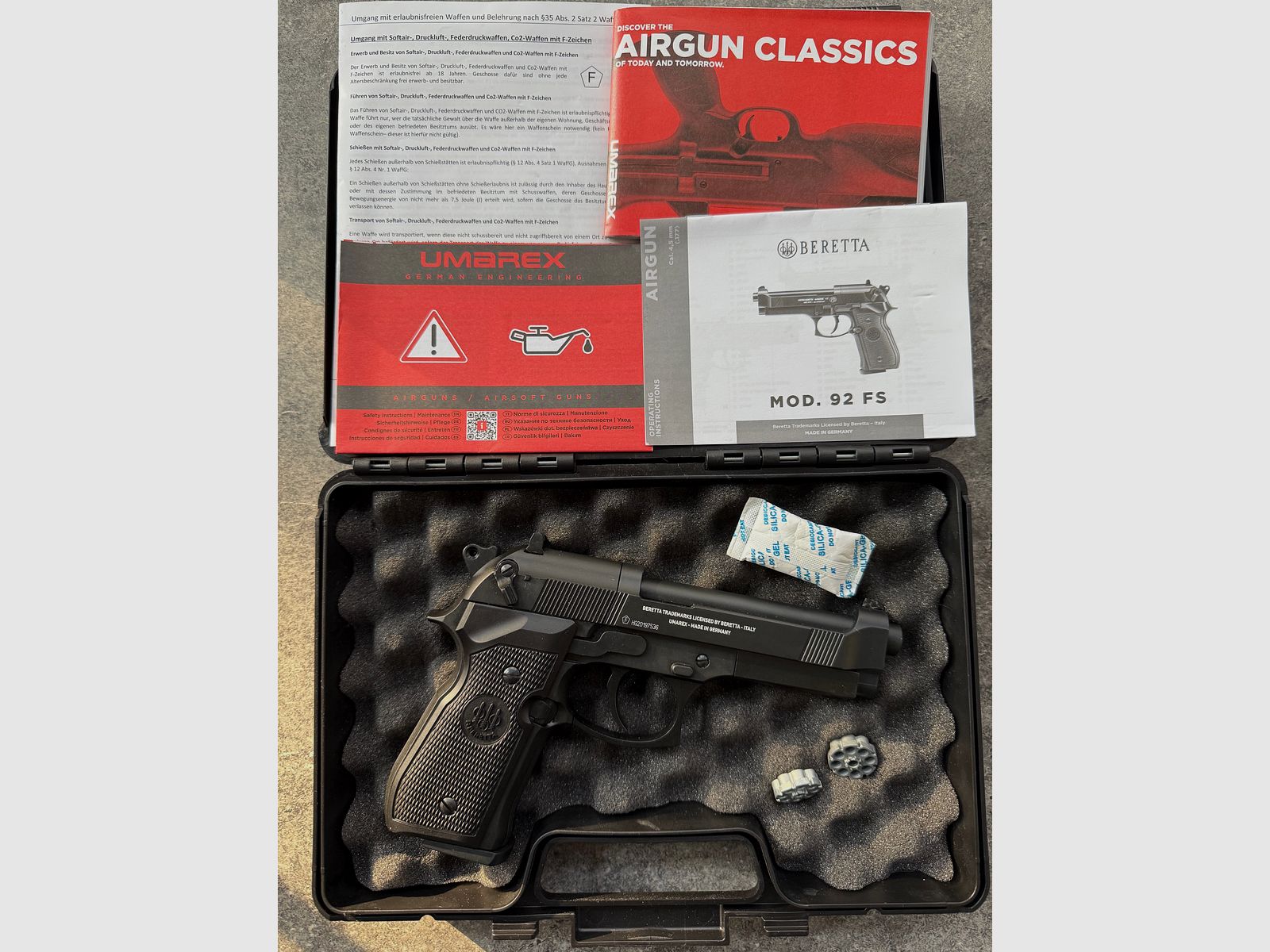 Pistola CO2 Beretta M92 FS Co2 Diabolo Umarex
