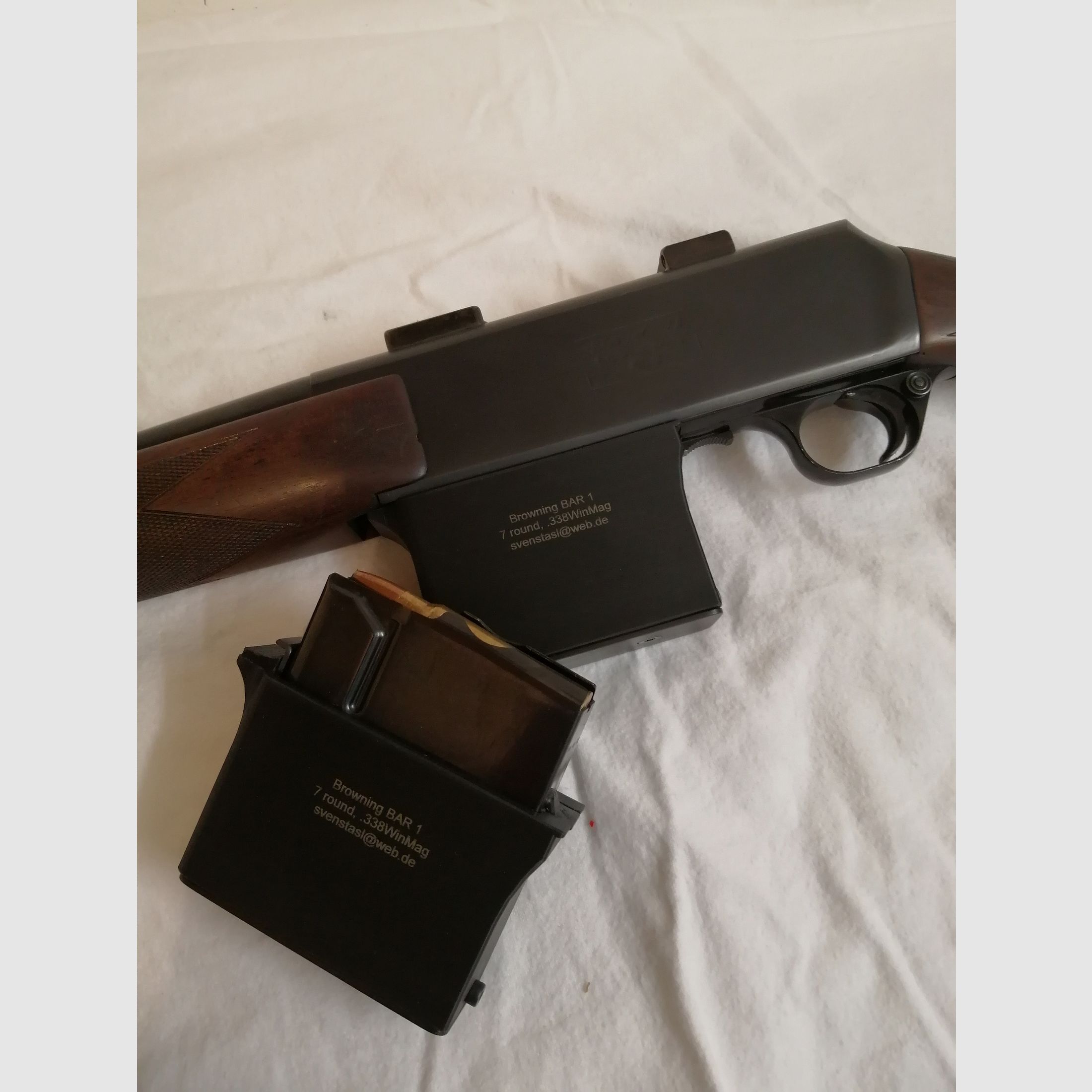 Magazine 10 rounds Browning BAR 1, Bar2, Mk1/Mk2/Mk3/4x/Zenith, Browning Maral Magazine 10 rounds