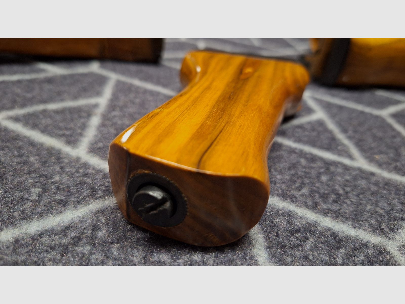 AK47 wooden stock set complete!
