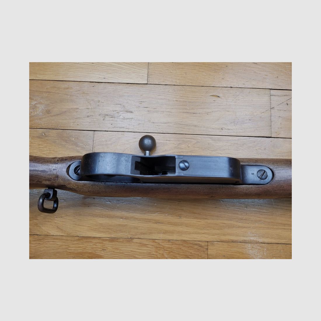 Venerabler kleiner österreichischer Mousqueton M95/30 – rechambered 6,5x57R – ohne Sicherungsanordnung – klassische Mannlicher Clips – Arsenal von Budapest – Kategorie D2, Bild 13 von 23