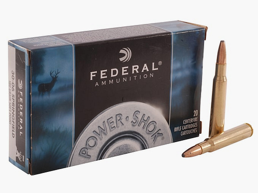 Federal Power-Shok .30-06 Sprg. 180GR JSP 20 Patronen