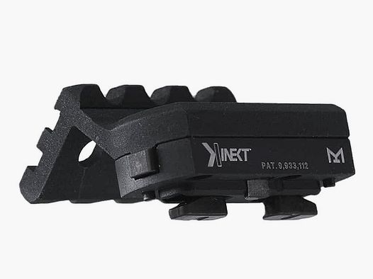KDG Kinect M-LOK Offset Mount with Picatinny 3 Slots Black