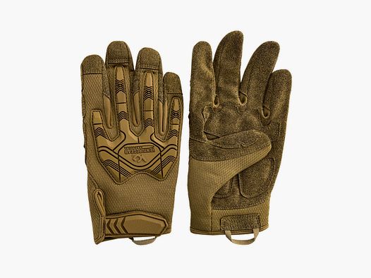 Venture Gear Tactical Hook & Loop Impact Gloves L Tan