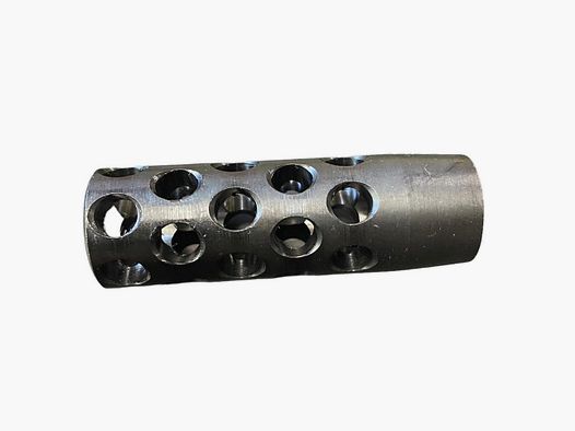 39 HUNTER GEBOREDE MUZZLE BRAKE 6.5-F M15X1 CONE-17.0