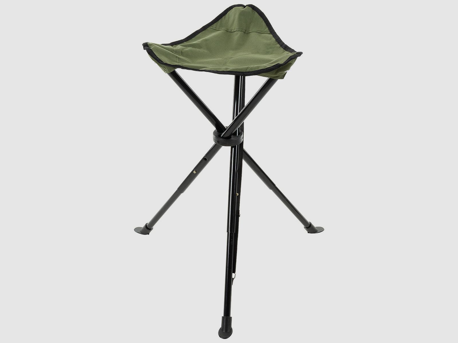 Klapphocker,Teleskop-Dreibein, oliv
