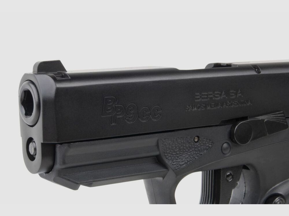 Bersa BP9CC Schwarz 4,5mm BB - Druckluft Co2 BlowBack