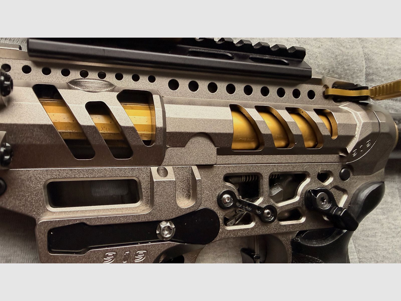 IPSC PCC Schoger Arms 9mm Geweer in Topstaat AR15 Race Gun geen Hera, Schmeisser, 3G Sports halfautomatisch geweer MBX Hyperfire