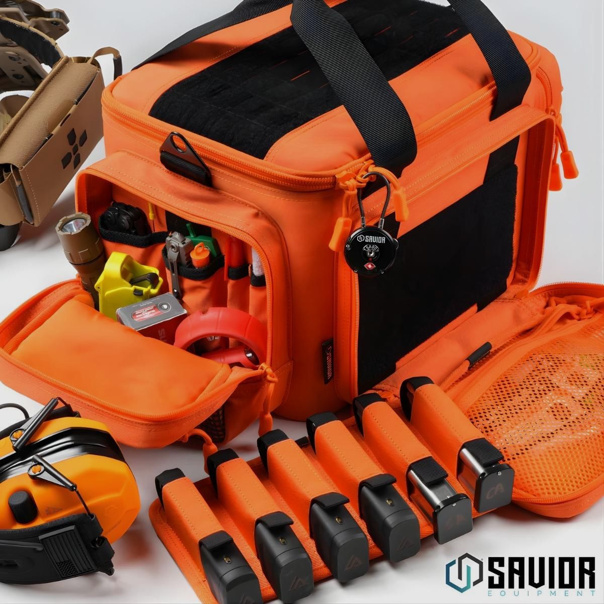 Savior - Pistol Range Bag Specialist - Hunter Orange - RA-3GUN-WS-AN, zdjęcie 3 z 7