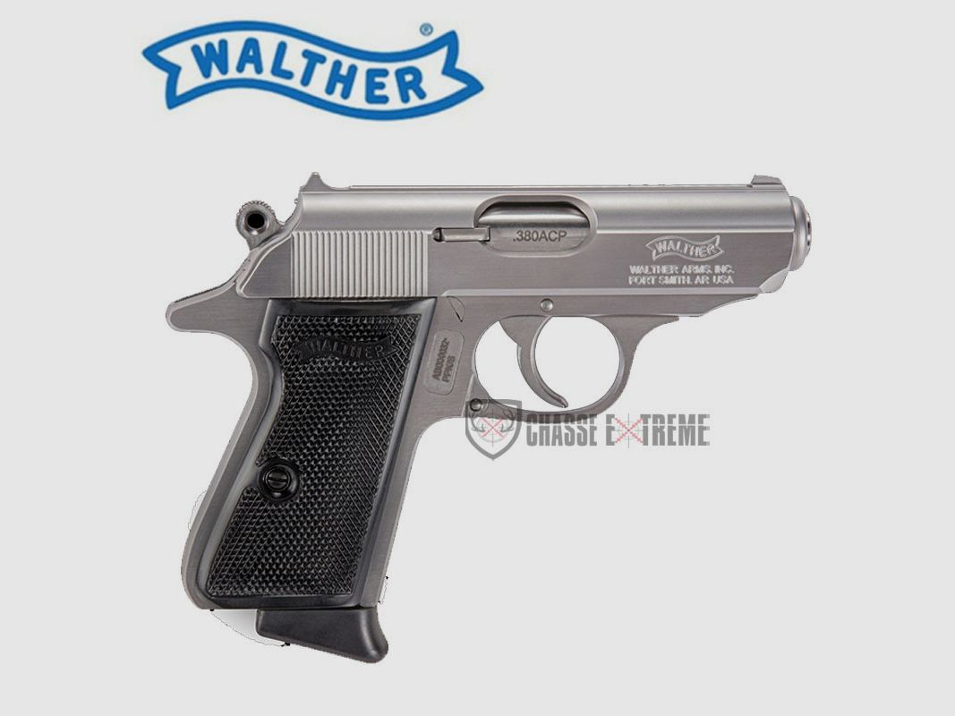 Pistolet WALTHER PPK/S Cal 380 Acp Inox, image 3 sur 4