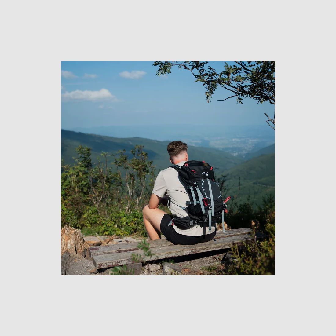 NC1993 Rucksack Northlake 30L+10L in Schwarz