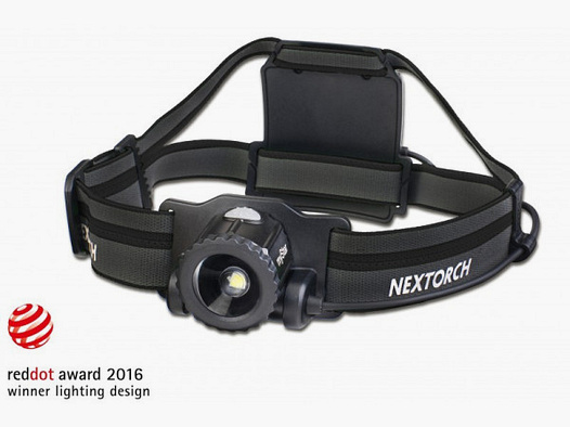 NEXTORCH MYSTAR LED KOPFLAMPE 760 LUMEN FOKUSSIERBAR IN SCHWARZ