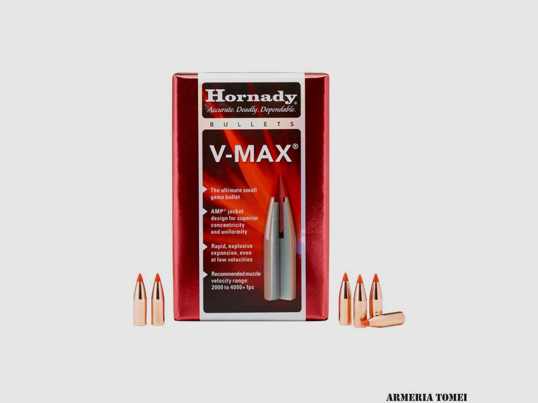 RELOADING BULLE – HORNADY – 270-6.8mm .277 110 gr V-MAX® with cannelure (100 pcs)