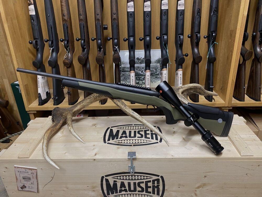 Steyr Mannlicher MS Wild, with Leica Amplus 6 2.5-10x56 i, without rail