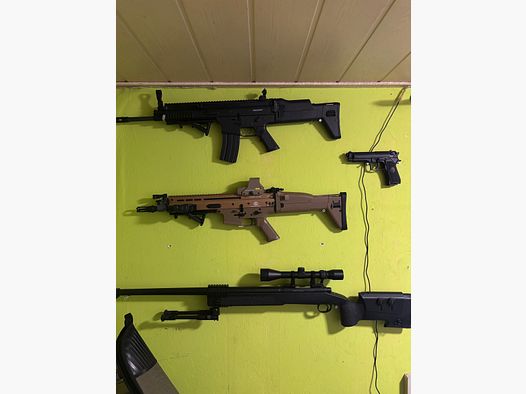Ich verkaufe meine Softair Waffen