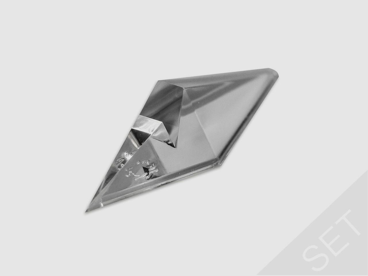 Schleifstein Acryl Einzeldisplay Klein Set
