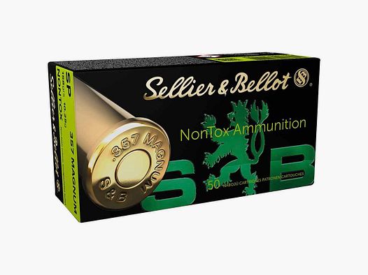 .357 Mag. Deelmantel NonTox 10,2g/158grs. Sellier & Bellot