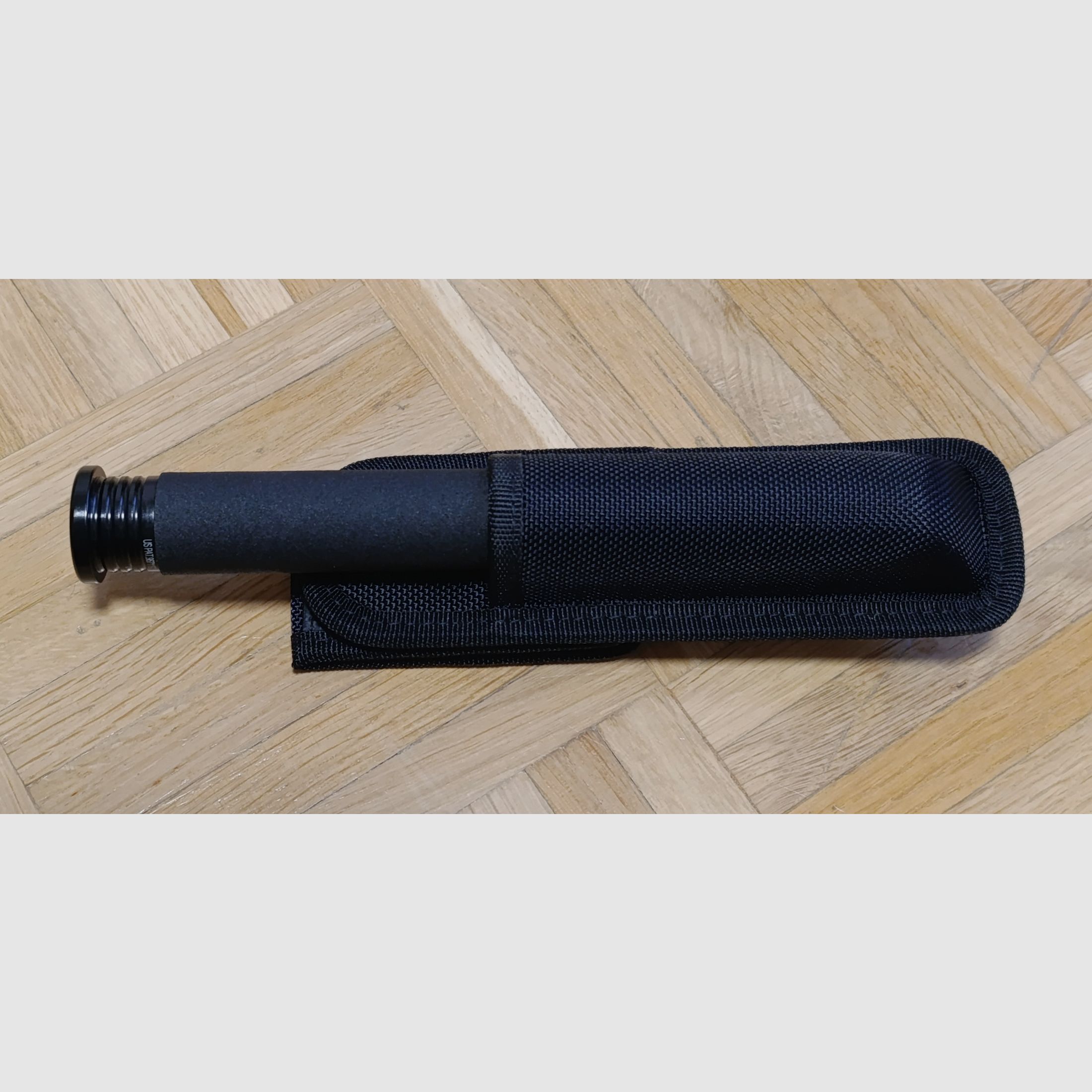 enforcer teleskopowy kij 21'' czarny z przyciskiem