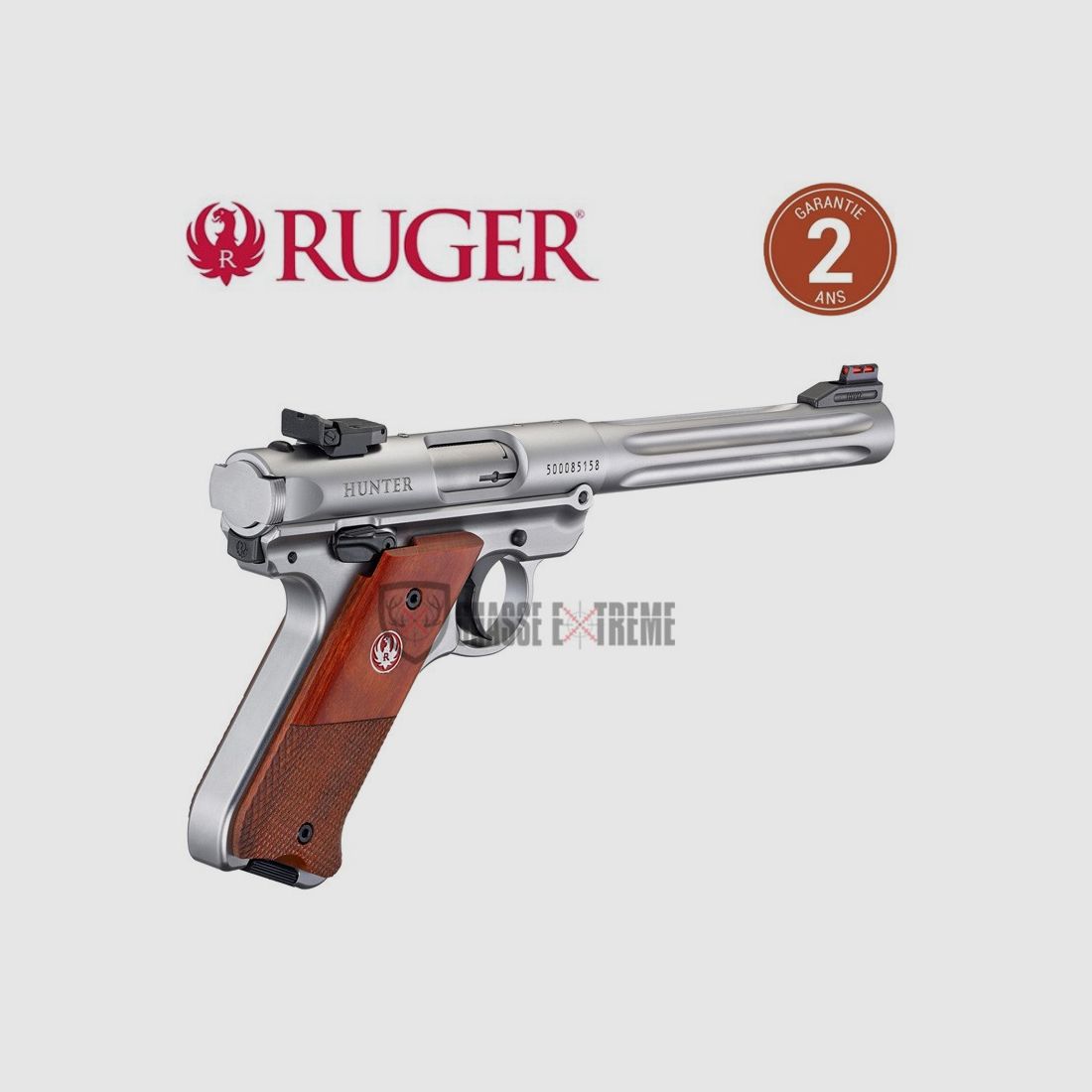 Pistole RUGER MARK IV Hunter Inox Kaliber 22Lr, Bild 3 von 4
