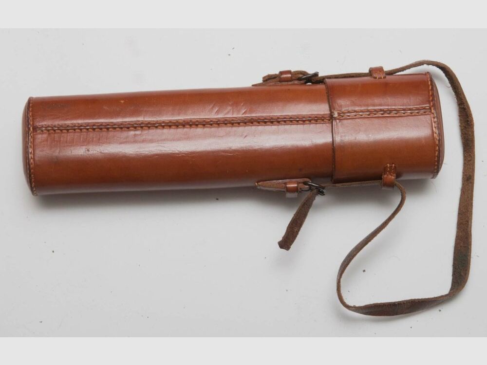 Leder Etui Köcher für ZF Zielfernrohr Drückjagd