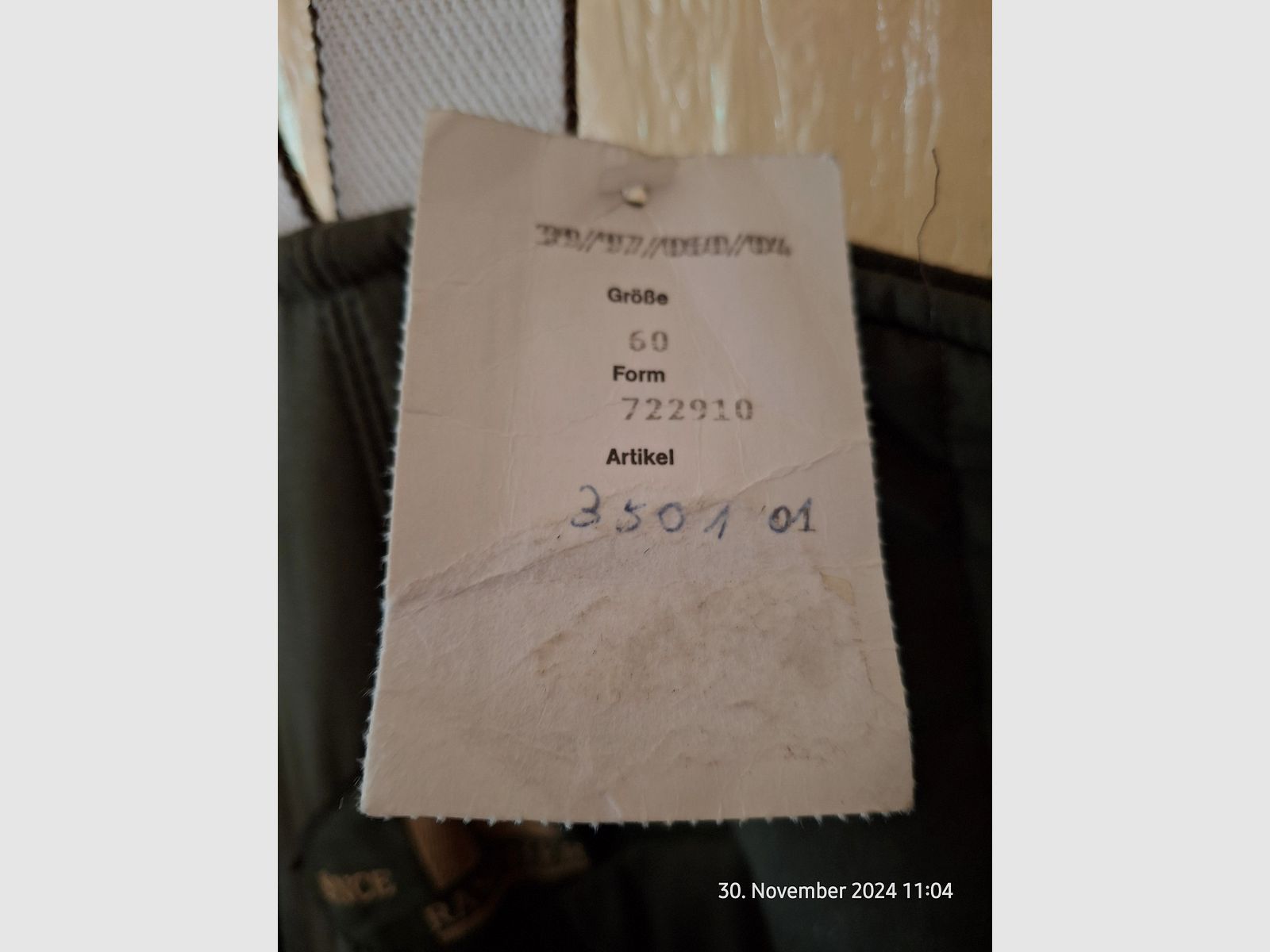 Pantaloni da caccia Rascher originali