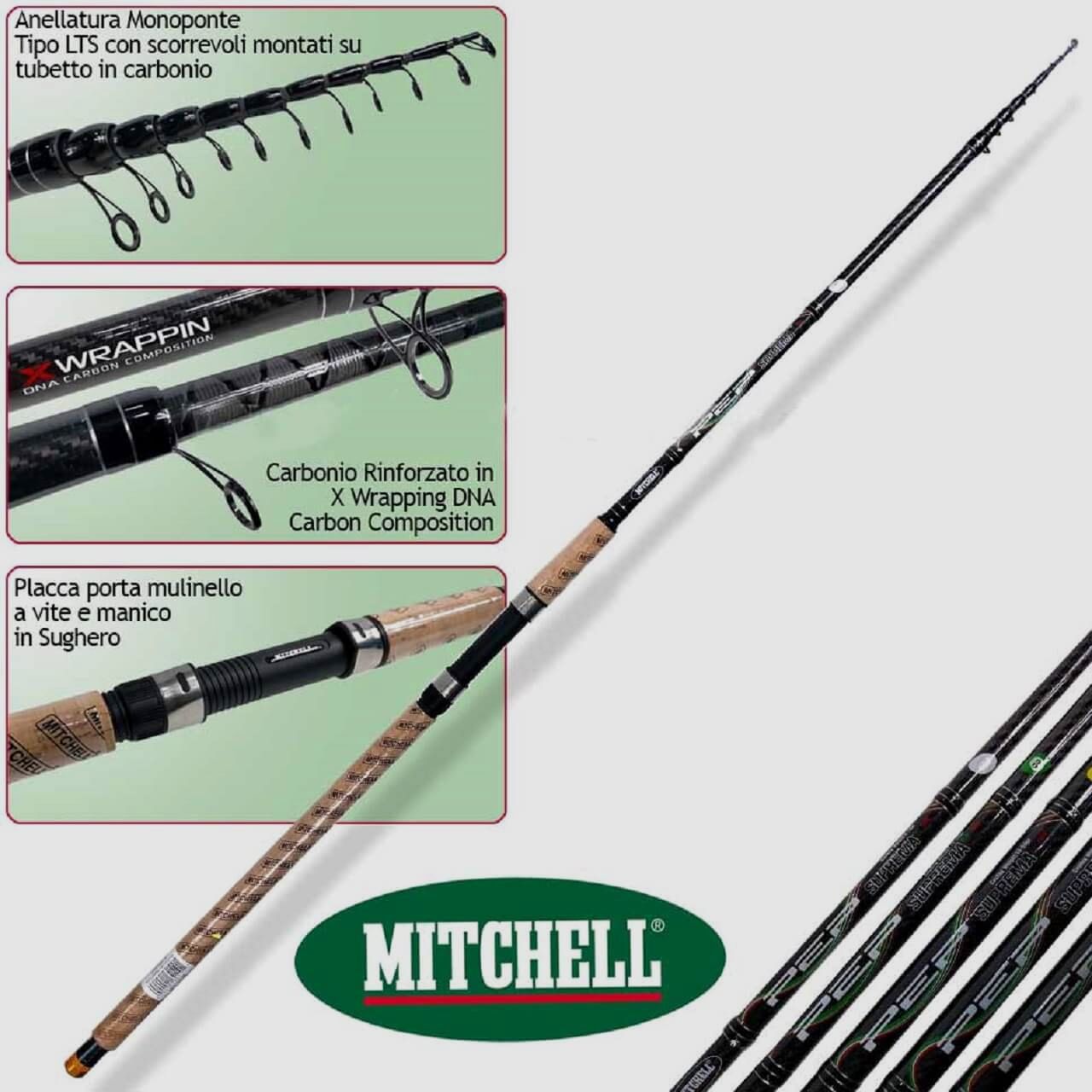 CANNE DA PESCA SUPREMA 2.0 PEP laghetto