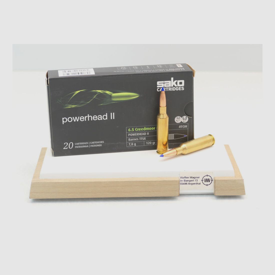 Sako Powerhead II 7.8g/120grs A20 6.5 Creedmoor