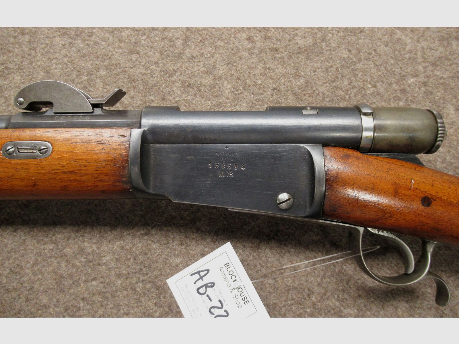 AB-224 Vetterli-Karabiner Mod. 1878 Kal. 10.4mm, Bild 3 von 3