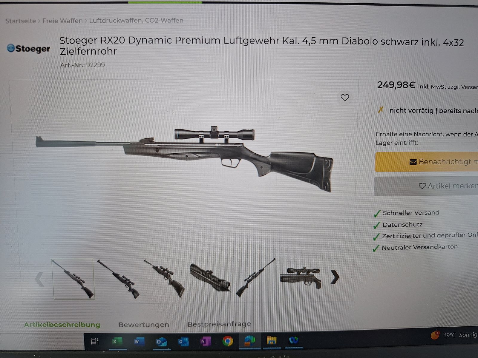 STOEGER RX 20 Dynamic Premium