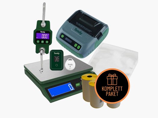 Tendy Wildbretverarbeitung Set 4 (Komplettset für Wildkammer)