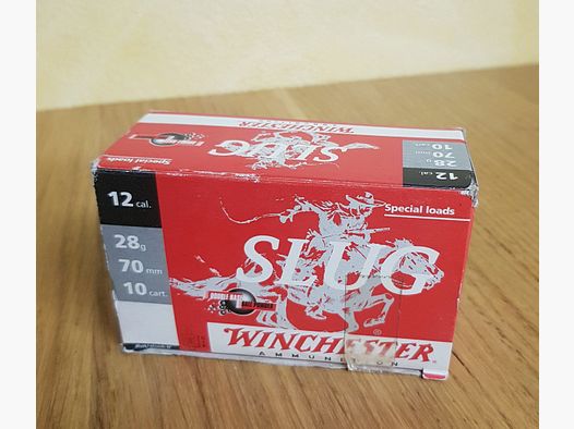 WINCHESTER GESCHOSSPATRONEN Kal. 12/70